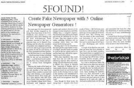 create fake newspaper online